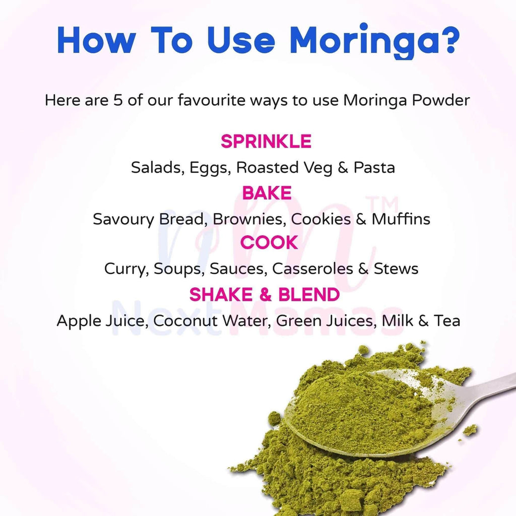 100% Organic Moringa Health Nutrition | For Pregnancy, Anemia, Diabetes & Weightloss - NextMamas