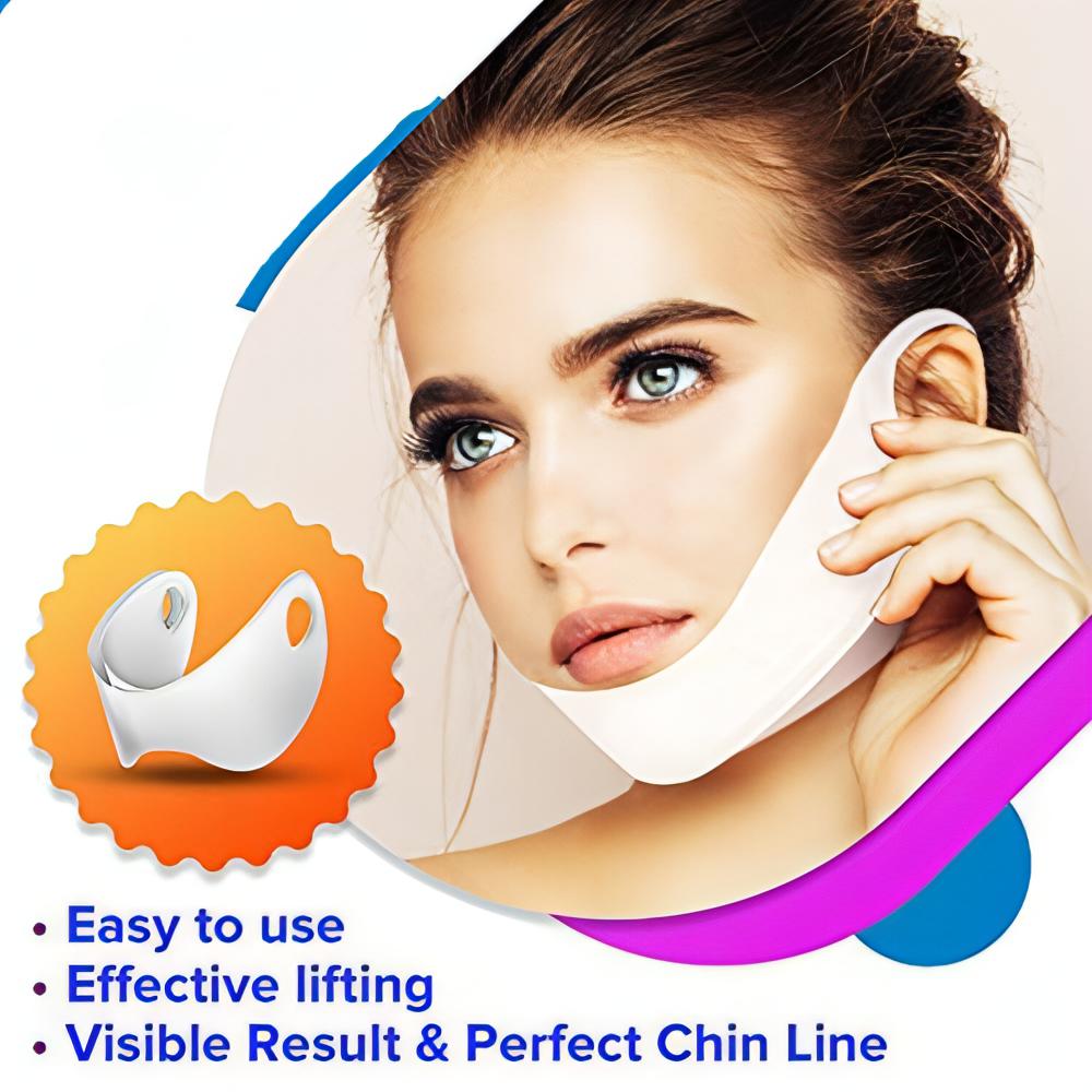 V Shaped Slimming Face Mask Double Chin Reducer | V line Lifting Mask Face Slimming. - NextMamas