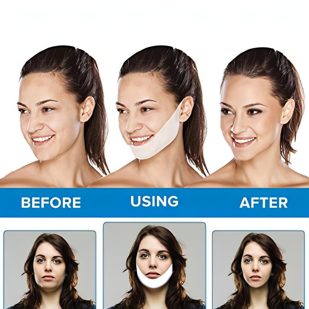 V Shaped Slimming Face Mask Double Chin Reducer | V line Lifting Mask Face Slimming. - NextMamas