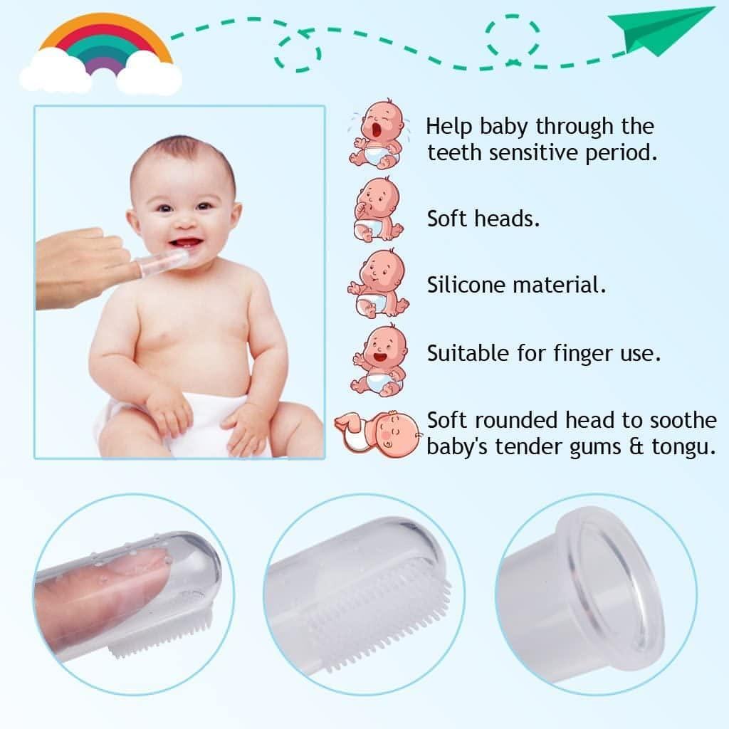 Baby Finger Toothbrush | Easy Baby Toothbrushing & Dental Hygiene - NextMamas