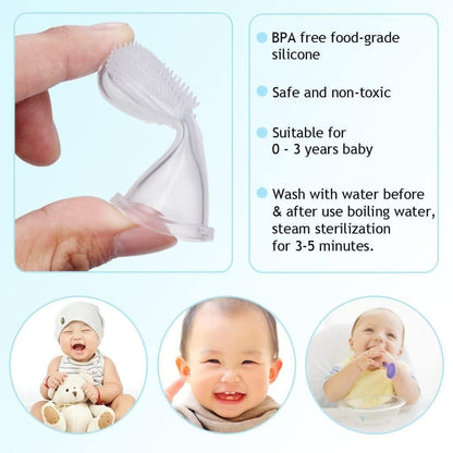 Baby Finger Toothbrush | Easy Baby Toothbrushing &amp; Dental Hygiene - NextMamas