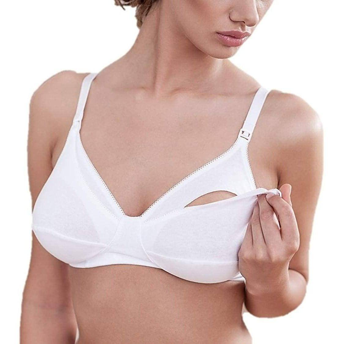 Breastfeeding and Nursing Bra, Front Open Easy Breastfeeding Bra & Feeding  Bra