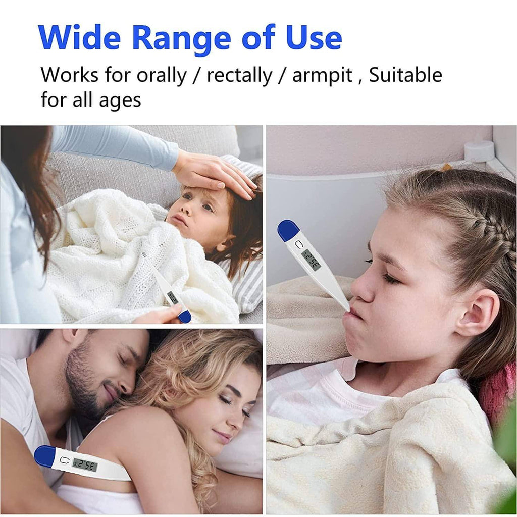 Digital Body Thermometer | For Oral, Armpit Or Rectal Temperature Readings - NextMamas