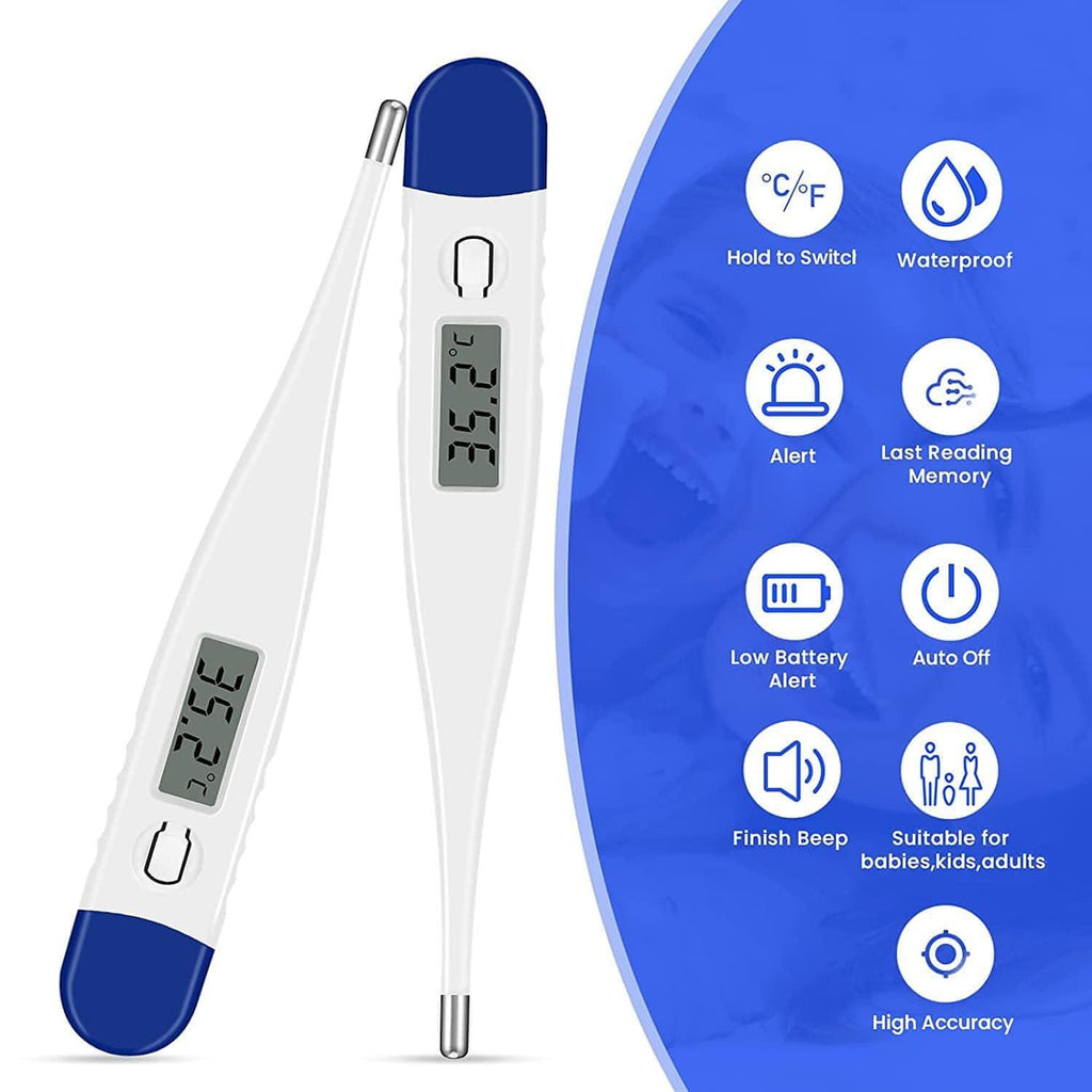 Digital Body Thermometer | For Oral, Armpit Or Rectal Temperature Readings - NextMamas