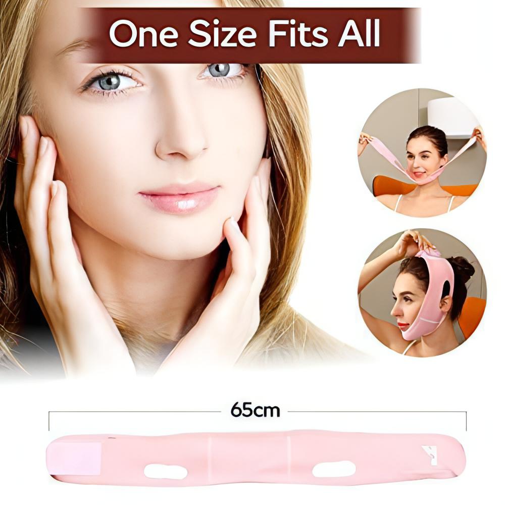Double Chin Reducer | Reusable V Line Mask Facial Slimming Strap Face Lifter - NextMamas