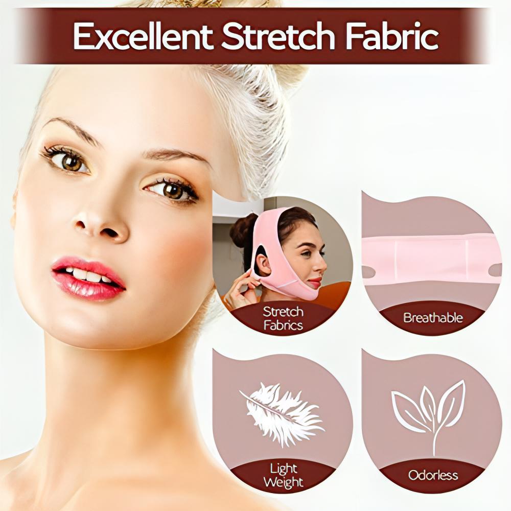 Double Chin Reducer  Reusable V Line Mask Facial Slimming Strap Face  Lifter - NextMamas