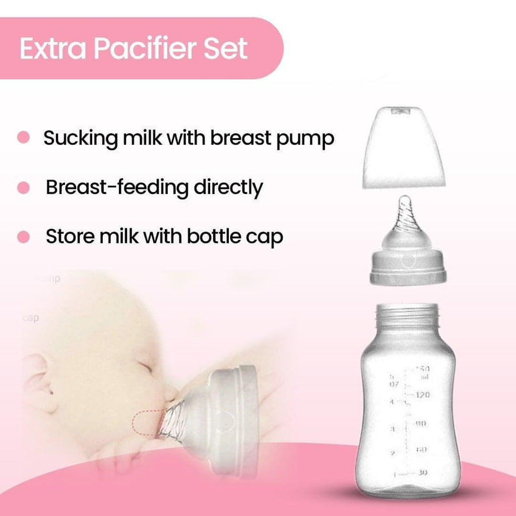 Double Electric Breast Pump With Pacifier Set & Automatic Massage Postpartum. - NextMamas