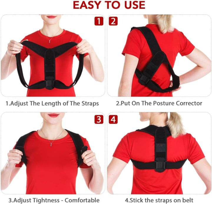 Back Posture Corrector Belt | Relieves Neck Pain, Backache & Posture Problems - NextMamas