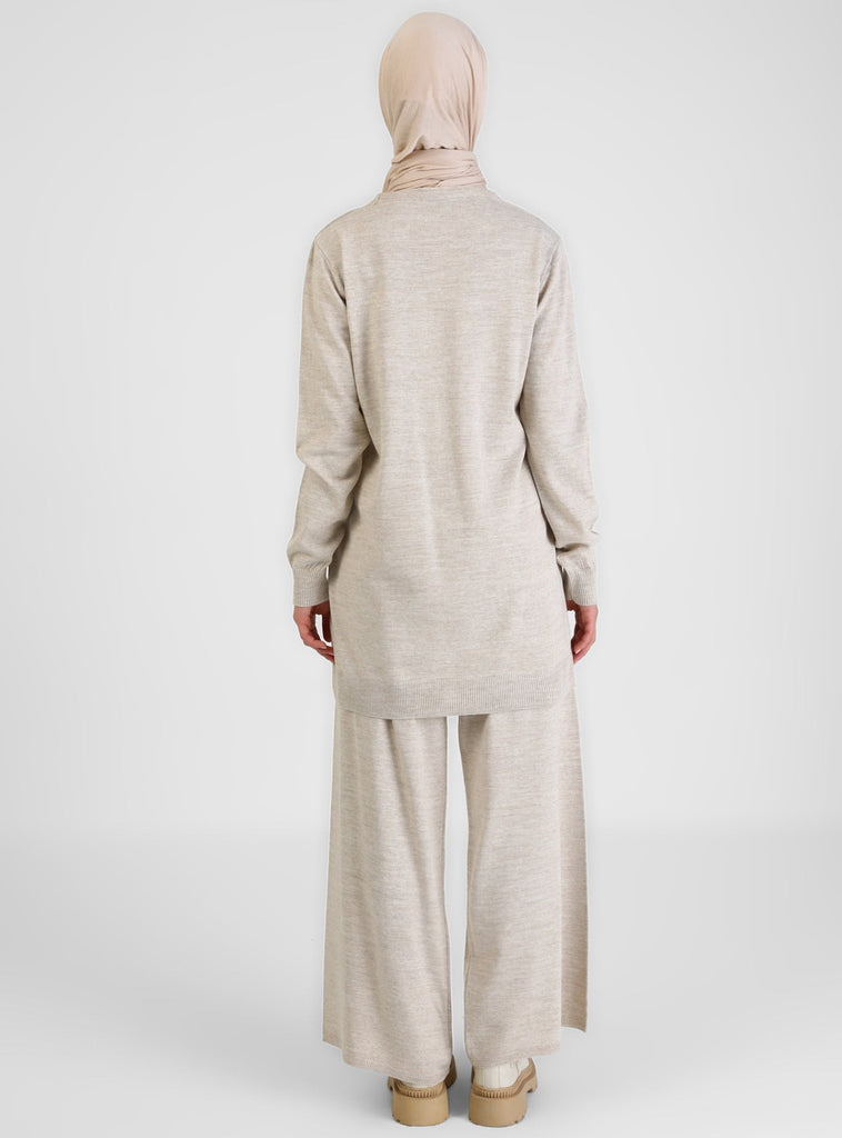 Benin Unlined Crew neck Knit Suits - NextMamas