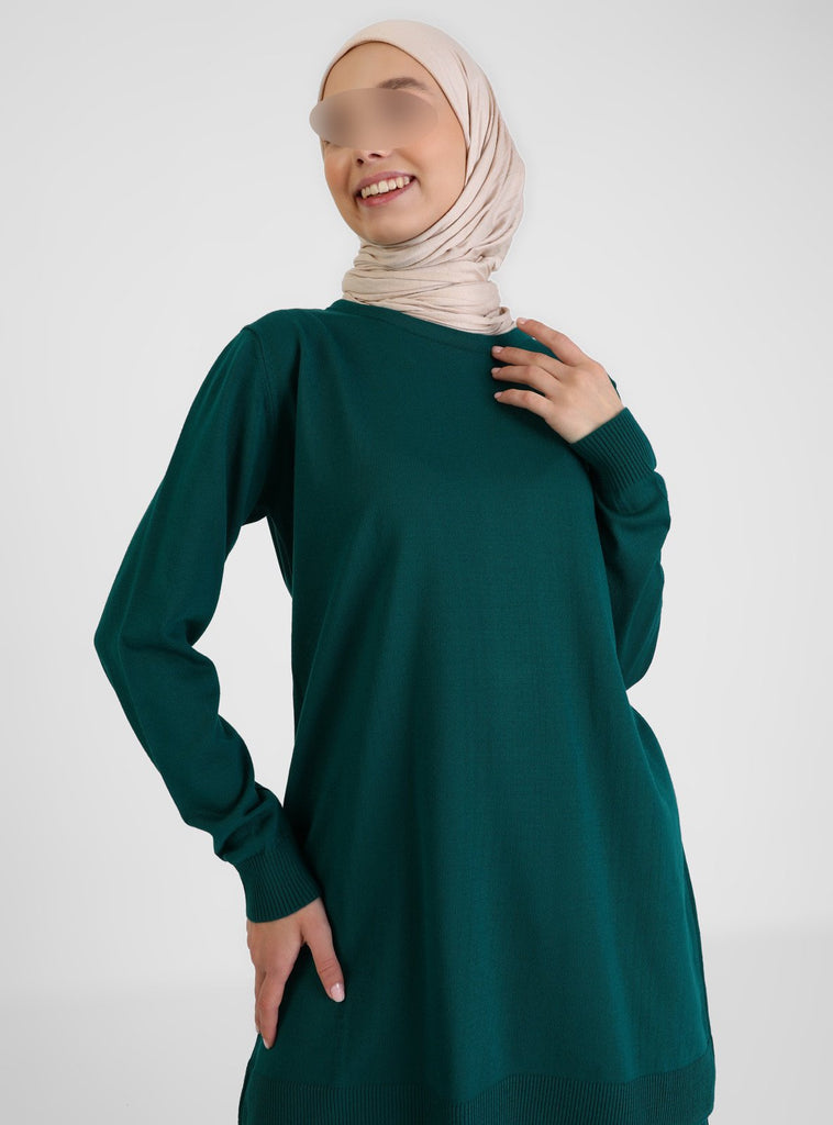 Benin Unlined Crew neck Knit Suits - NextMamas