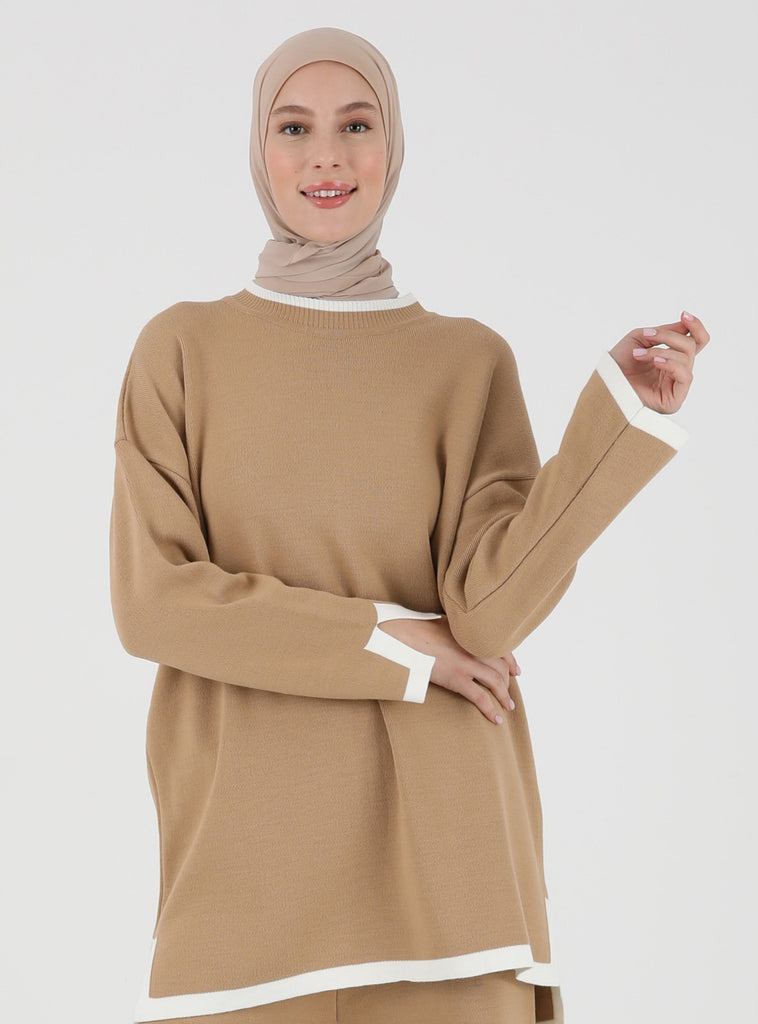 Refka Unlined Crew neck Suit - NextMamas